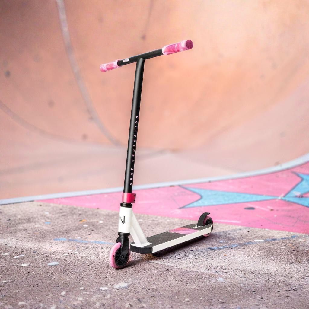 Freestyle koloběžka NKD Next Generation, White-Pink lifestyle 1